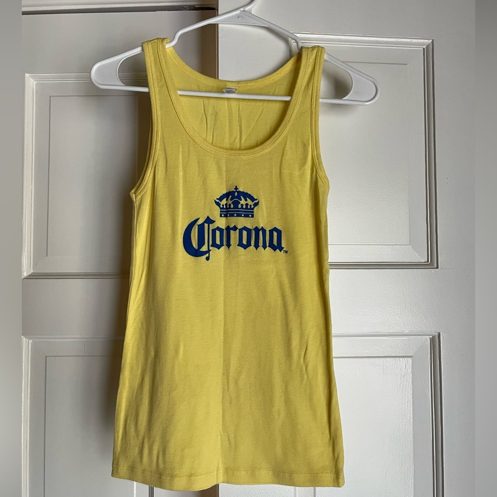 Yellow Corona tank top